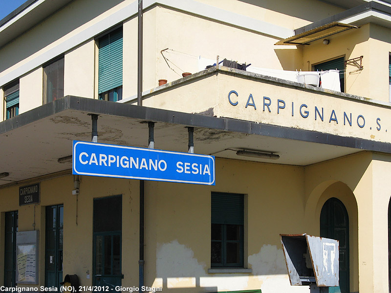 Iscrizioni sulla parete - Carpignano Sesia.