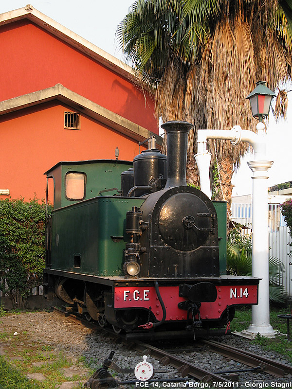 Locomotive monumento - FCE 14.