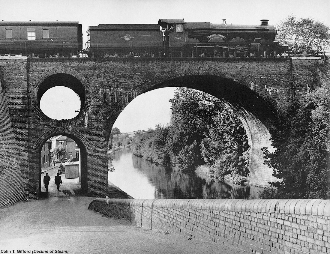 Decline of Steam, by Colin T. Gifford - Between Foregate Street and Shrub Hill, Worcester.