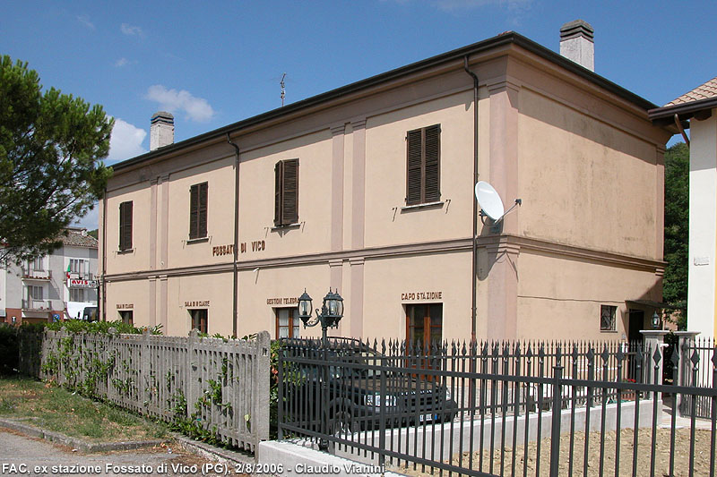 Ferrovie concesse: il patrimonio dilapidato - Fossato di Vico.