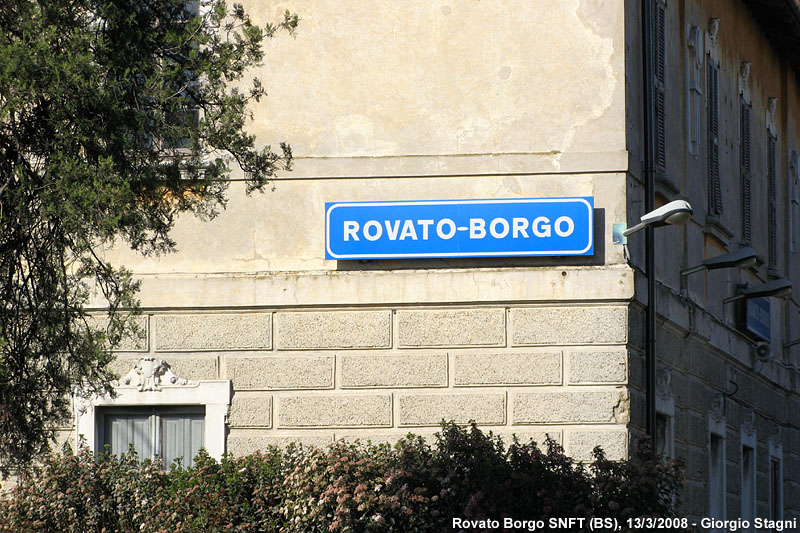 Ferrovie concesse - Rovato Borgo.