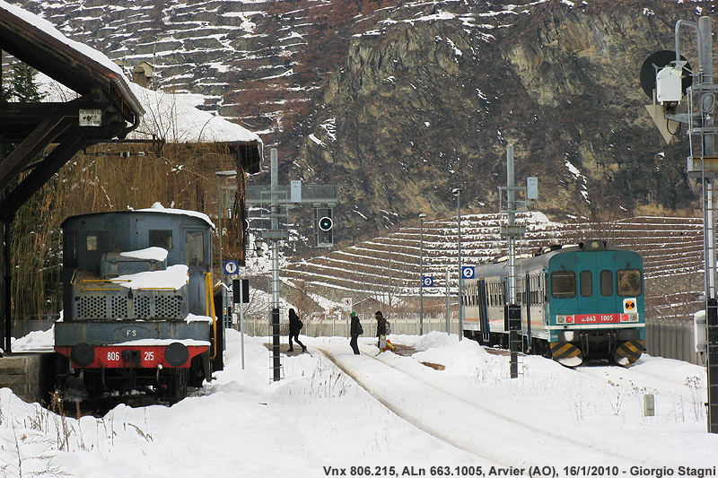 Ripostiglio di paesaggi ferroviari - Arvier.