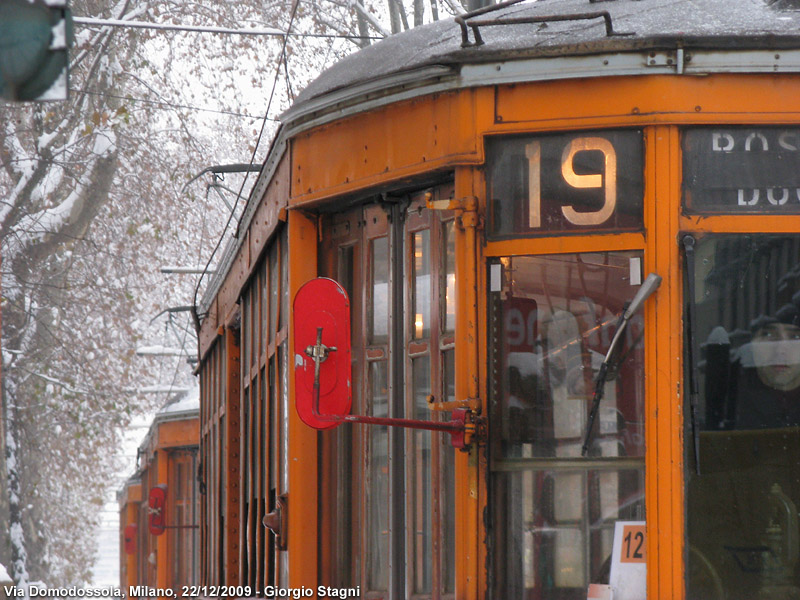 Neve sulla citt! - Via Domodossola.