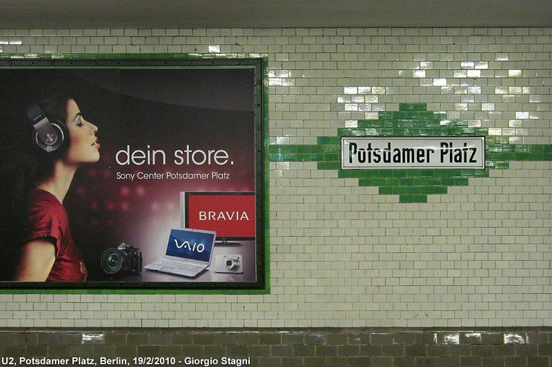U-Bahn (la metropolitana) - Potsdamer Platz