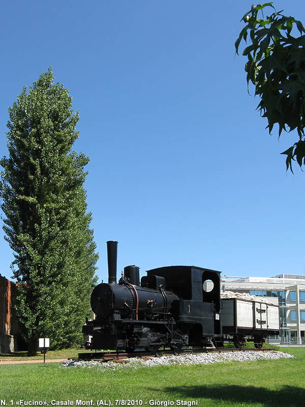 Locomotive monumento - N. 1 Fucino.
