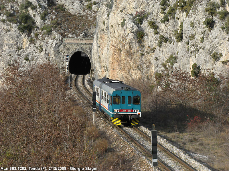 Ripostiglio di paesaggi ferroviari - Tenda.