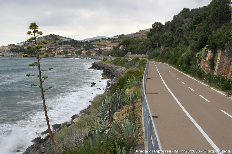 Binario o ciclopista? - Aregai di Cipressa.