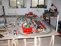 Il treno LEGO - Vista durante la costruzione