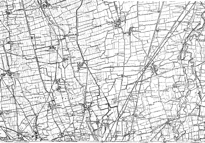 Milano - Novate - Sesto S.Giovanni - IGM, 1:25.000, 1888.