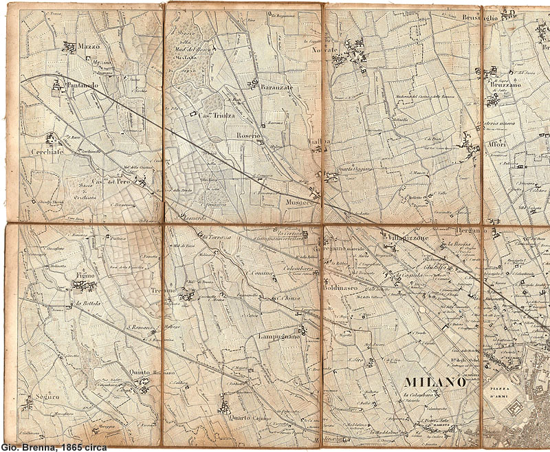 Milano, 1865 - Milano (nord ovest).