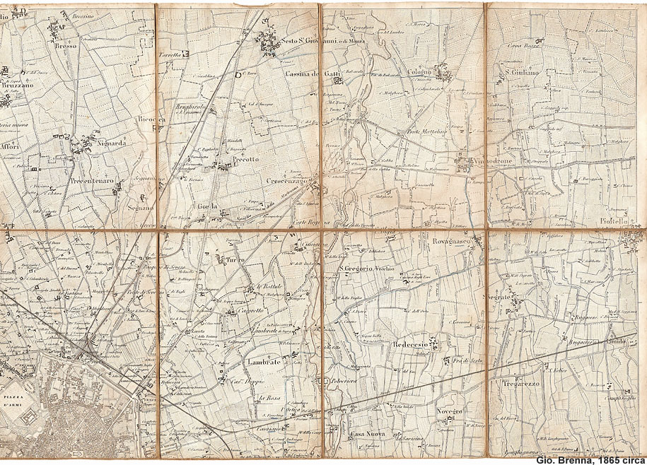 Milano, 1865 - Milano (nord est).