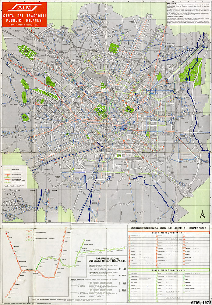 Milano in tram - Milano, 1975 (ATM)