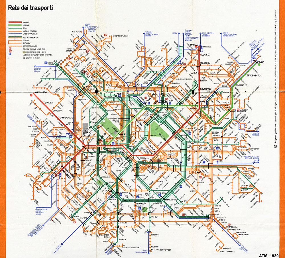 Milano in tram - Milano, 1980 (ATM - DA)