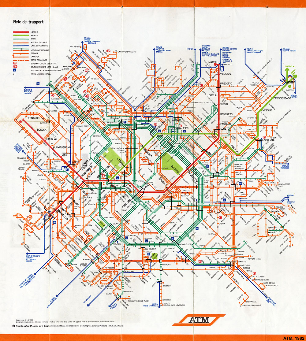 Milano in tram - Milano, 1982 (ATM - DA)