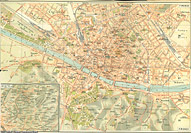Città italiane, anni '20 - Firenze - TCI, Guida d'Italia, 1929.