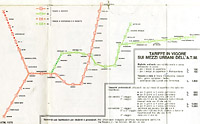 Milano in tram - Milano, 1975 (ATM) - Rete metropolitana