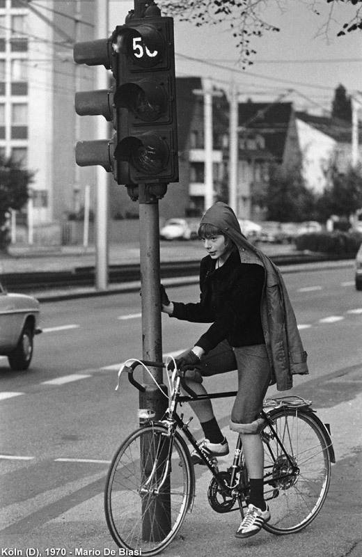 Cinque continenti in bici - Kln (D), 1970.
