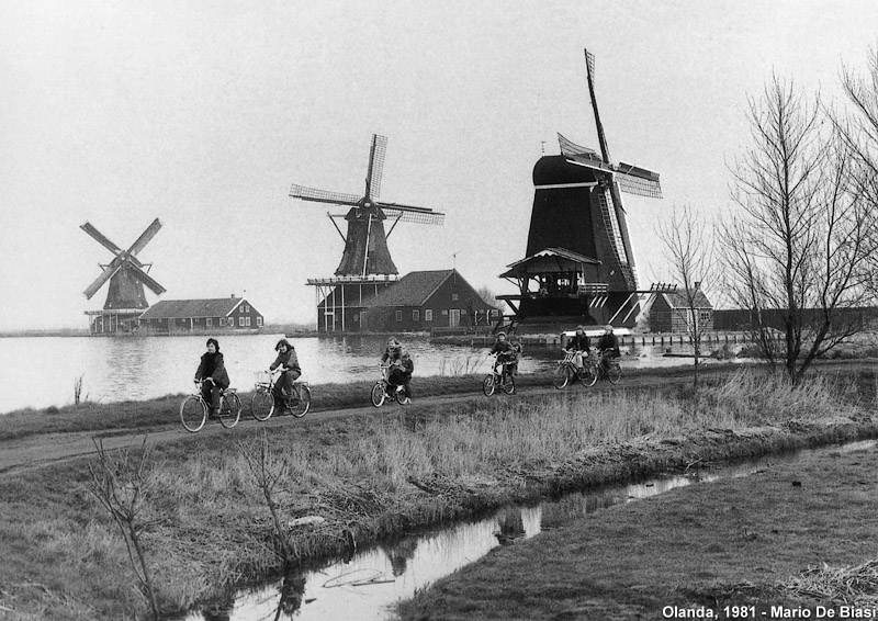 Cinque continenti in bici - Olanda, 1981.