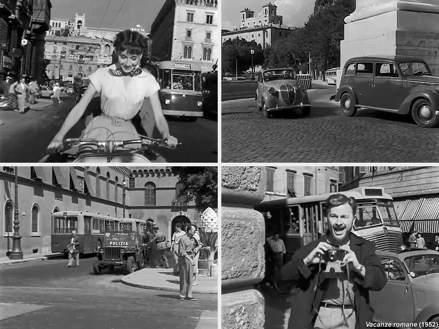 Filobus al cinema - Vacanze romane 3.