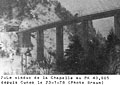 La linea del Tenda durante la ricostruzione - 2. Viadotto de la Chapelle, 1978.