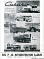 Pubblicit di filobus (anni '50) - Casaro.