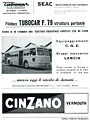 Pubblicit di filobus (anni '50) - Casaro (Atene).
