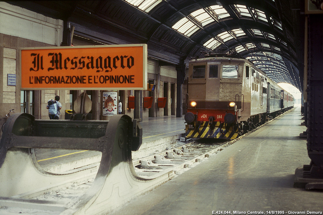 Trazione elettrica intorno a Milano - Milano Centrale.