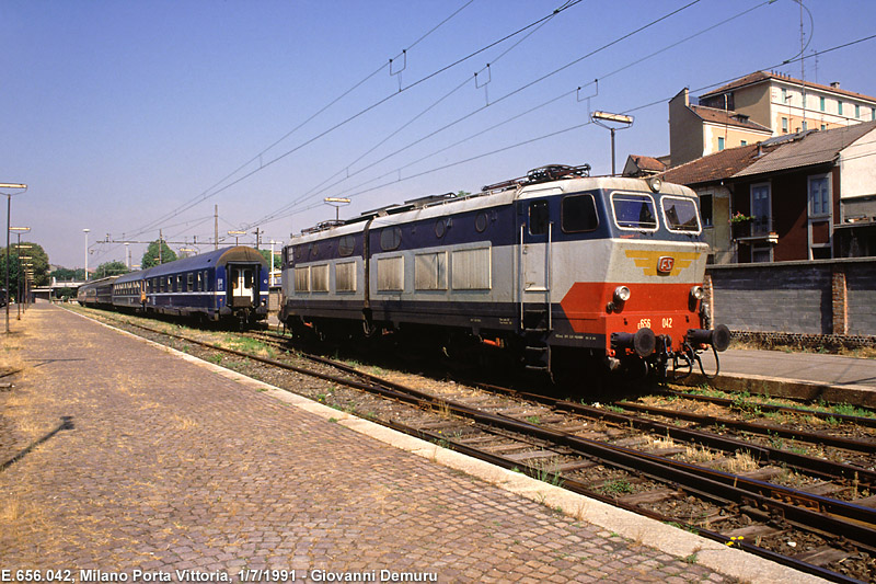 Trazione elettrica milanese - Milano P.Vittoria.