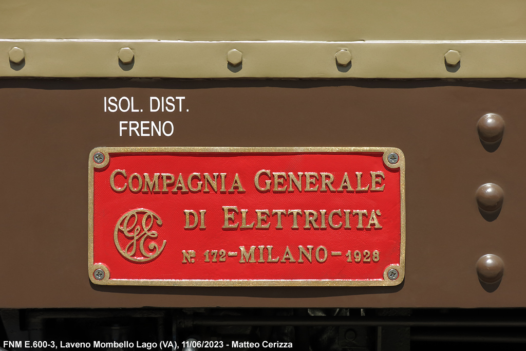 Dettagli di storia - FNM E.600-3