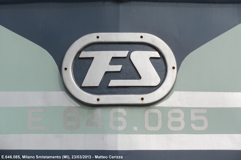 Targhe, fregi e ... animali - Treno Azzurro.
