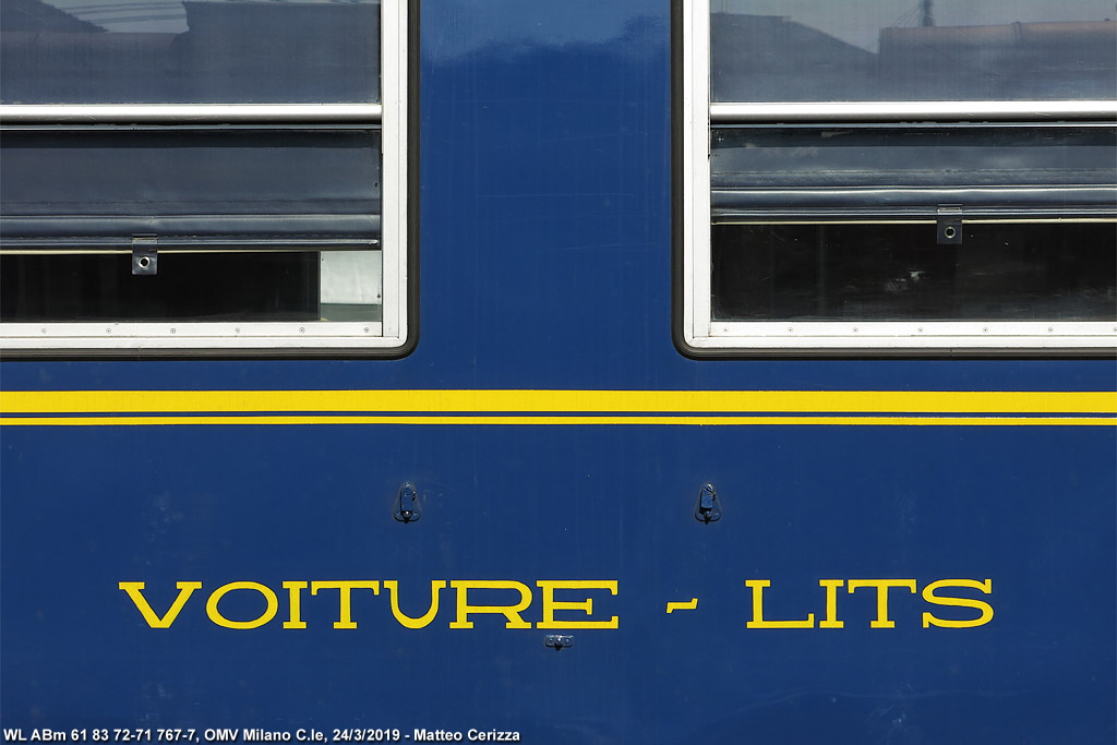 Carrozze: loghi e interni - Vettura letti.