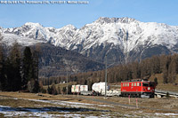 Inverno - Ge 6/6 II 702, Pontresina.