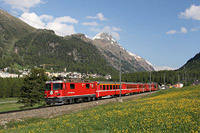 Primavera-Estate - Ge 4/4 II 625, Pontresina.