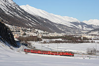 Inverno - Ge 4/4 II 629, Celerina.
