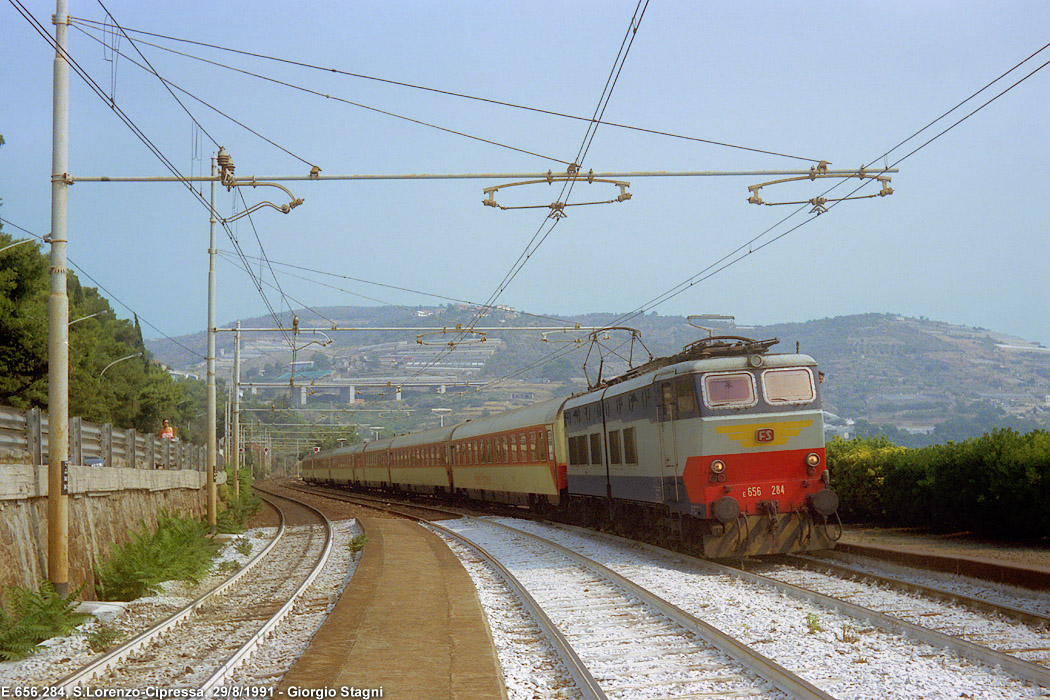 Classic Riviera: gli anni '90, l'ultima stagione dei treni internazionali - S.Lorenzo-Cipressa.