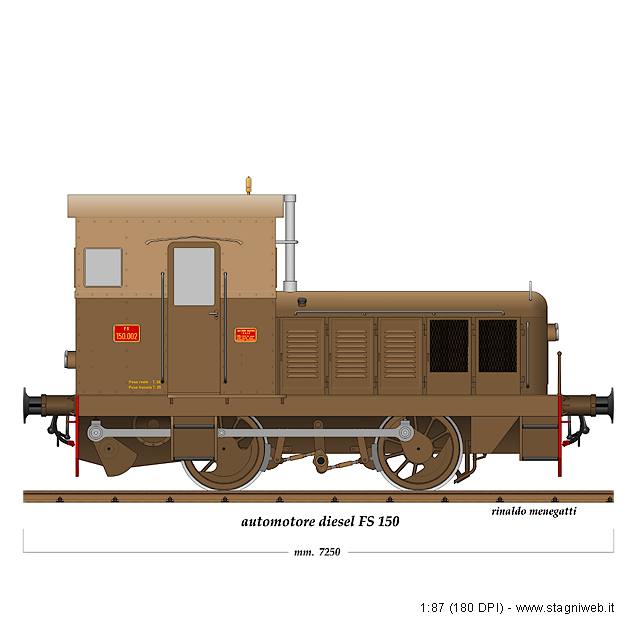 Locomotive diesel - 150.