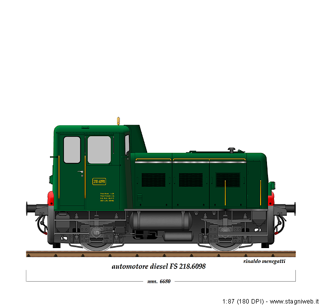 Locomotive diesel - 218.6098