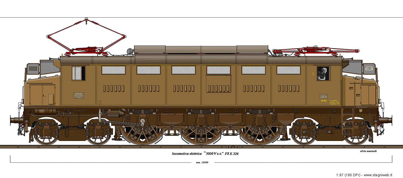 Locomotive a corrente continua - E.326