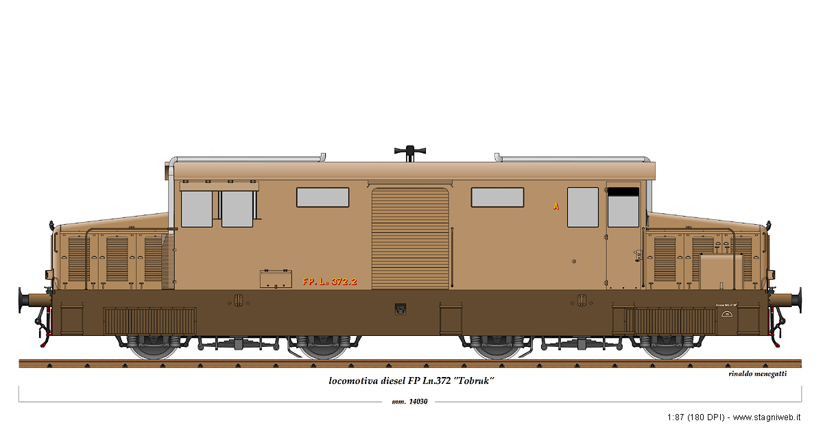 Locomotive diesel - FP Ln.372 