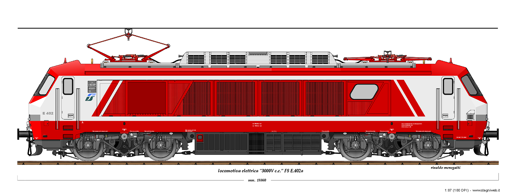 Locomotive a corrente continua - E.402A