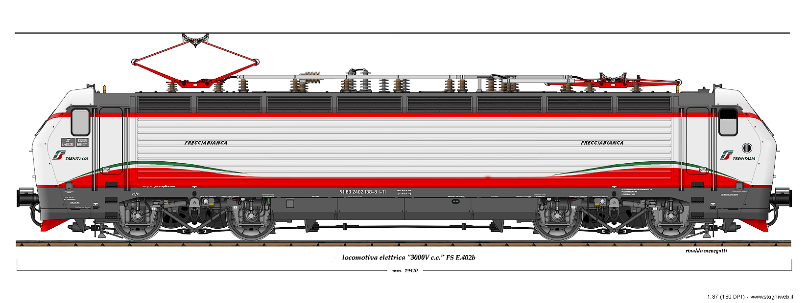 Locomotive a corrente continua - E.402B