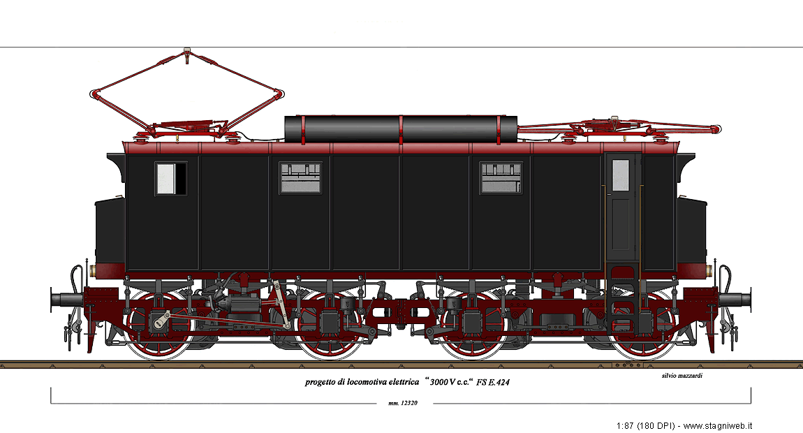 Locomotive a corrente continua - E.424