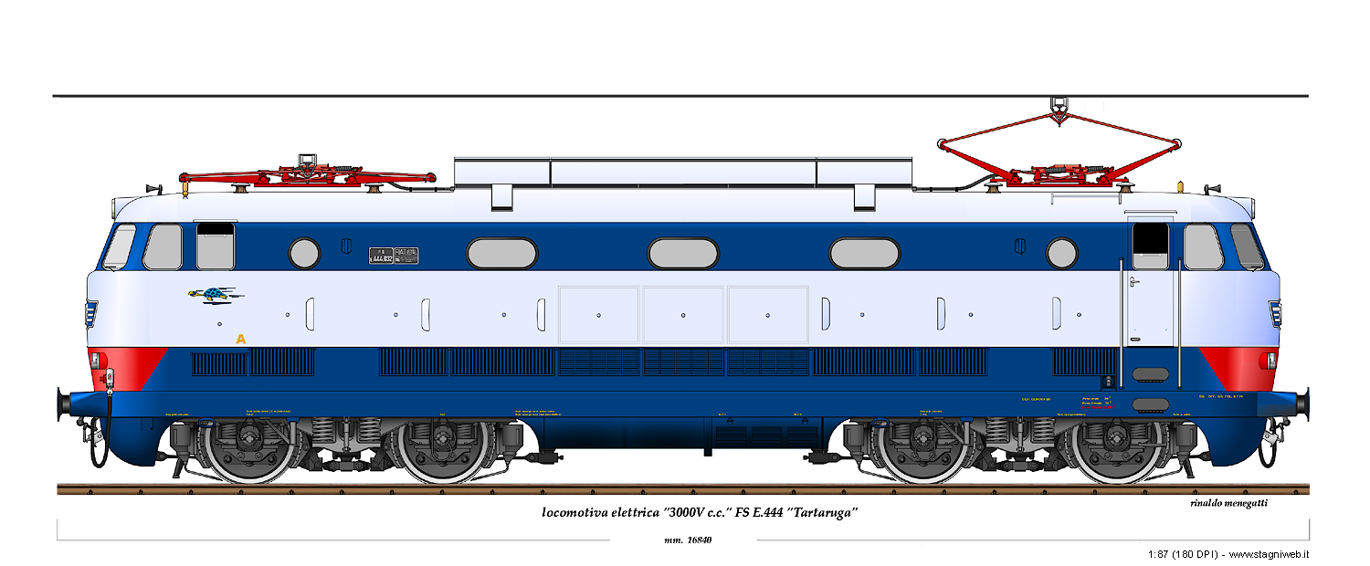 Locomotive a corrente continua - E.444