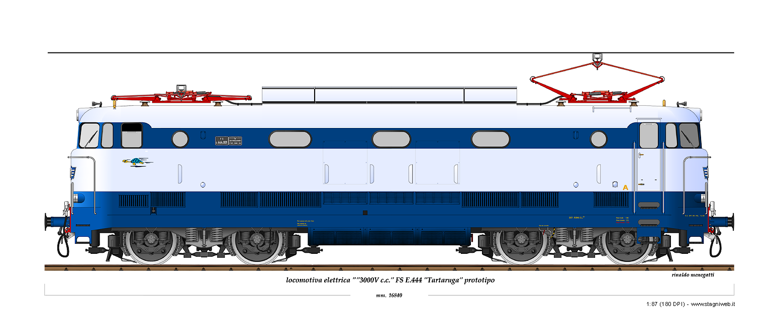 Locomotive a corrente continua - E.444.001