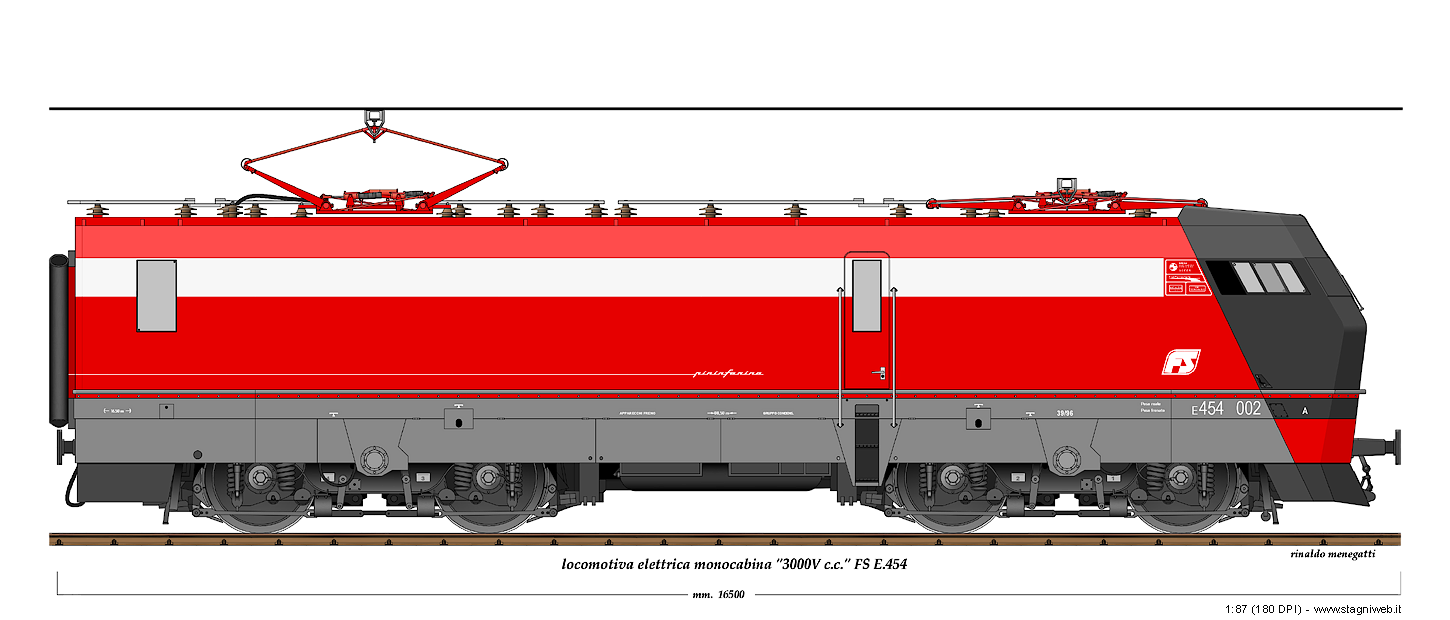 Locomotive a corrente continua - E.454