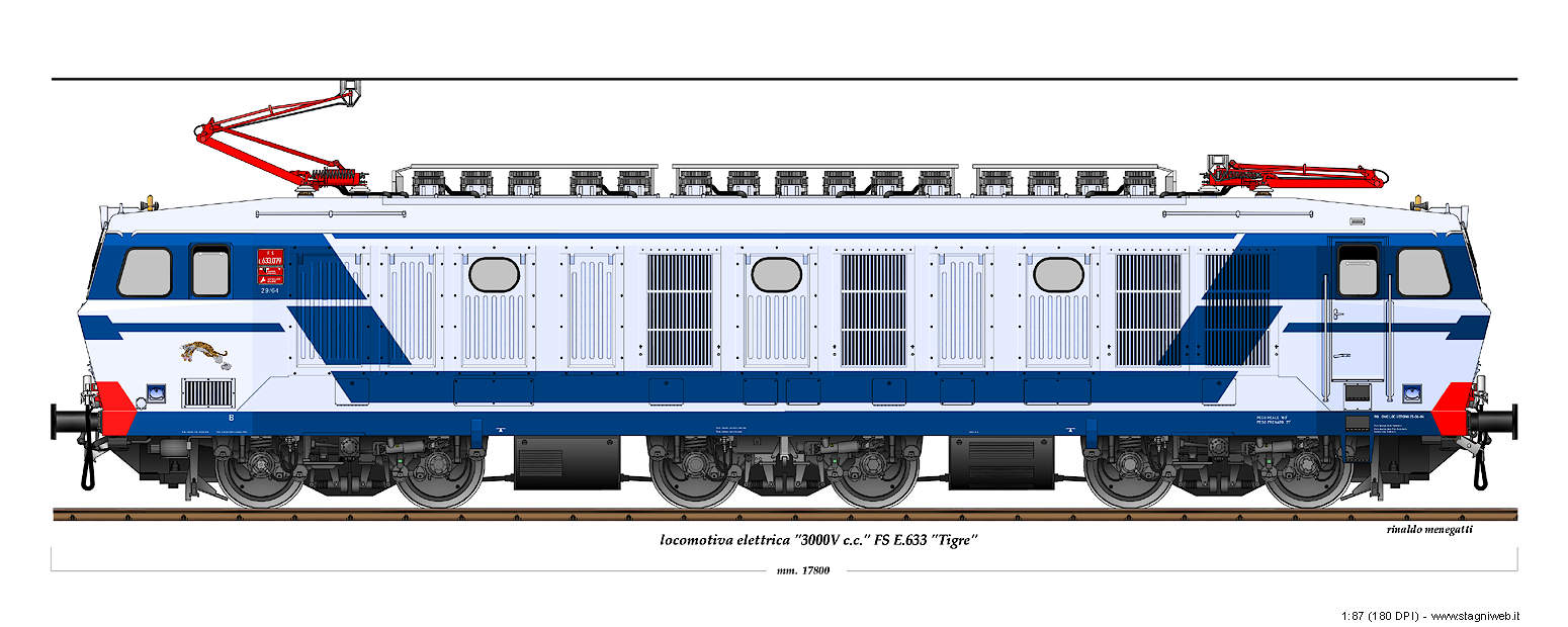 Locomotive a corrente continua - E.633