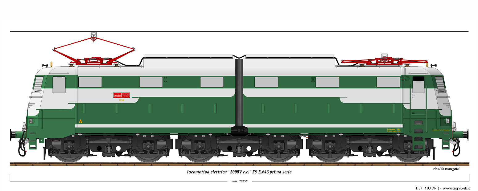 Locomotive a corrente continua - E.646.001