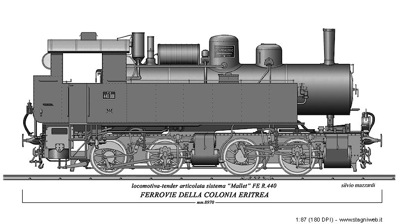 Locomotive a vapore - R440