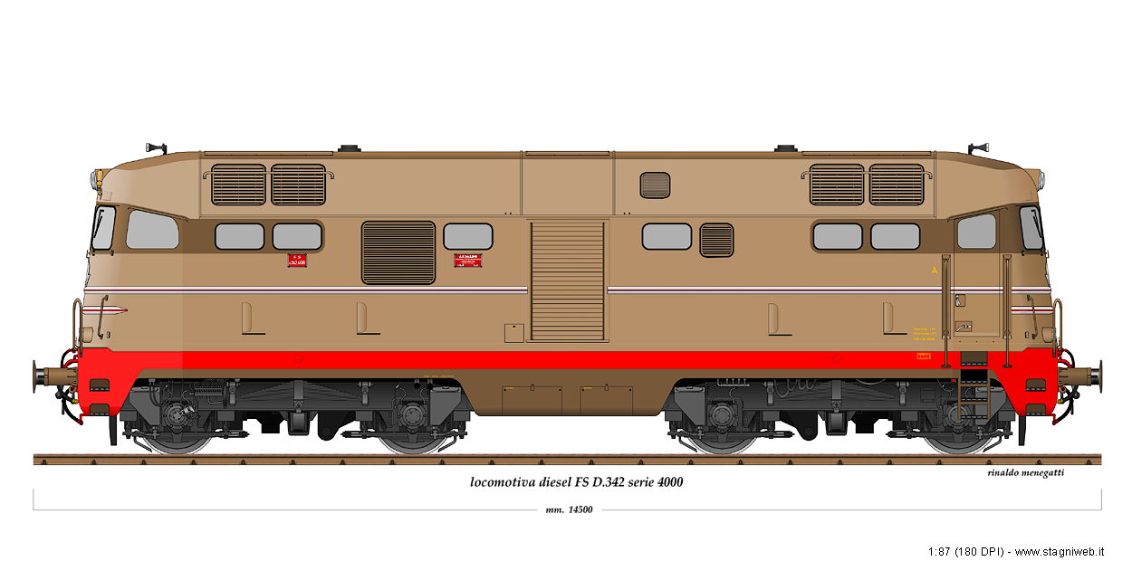 Locomotive diesel - D.342.4000