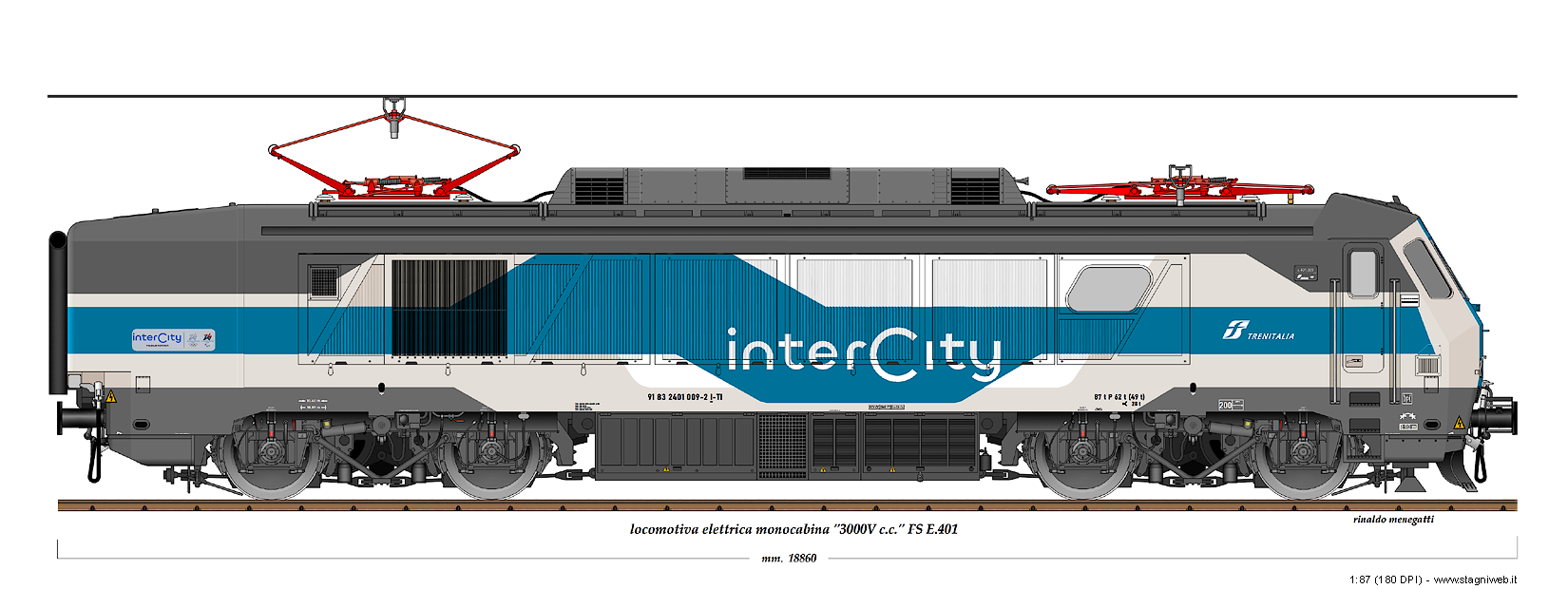 Locomotive a corrente continua - E.401